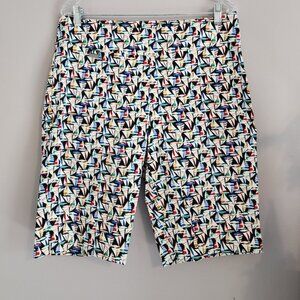 Peck & Peck Sailboat Design Bermuda Shorts Size 14
